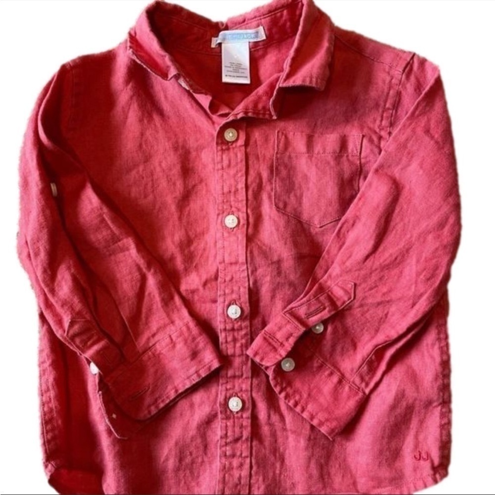 Janie  & Jack 18-24 M Linen Shirt